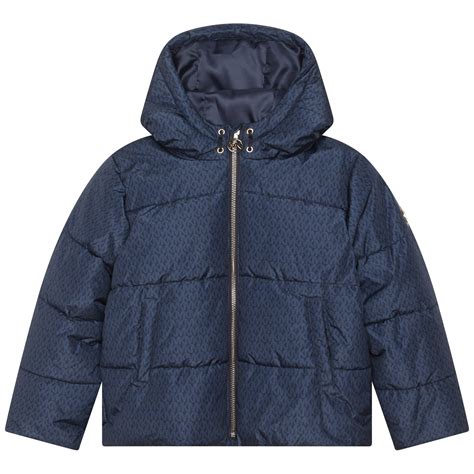 michael kors kinder jacke true navy|Michael Kors for kids.